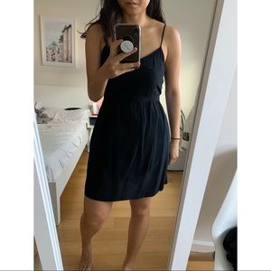 Madewell black silk cami dress sz 10